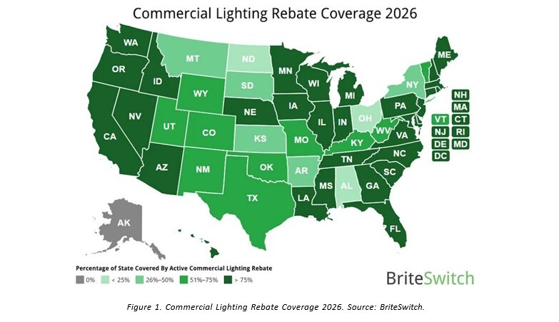 Commercial Lighting Rebate Coverage 2026